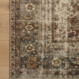 Magnolia Home by Joanna Gaines x Loloi Sinclair Rust / Lagoon Rug 0-RUGS-patterned Loloi