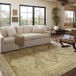 Joanna Gaines x Loloi Sinclair Khaki / Tobacco Rug RUGS - synthetic Loloi