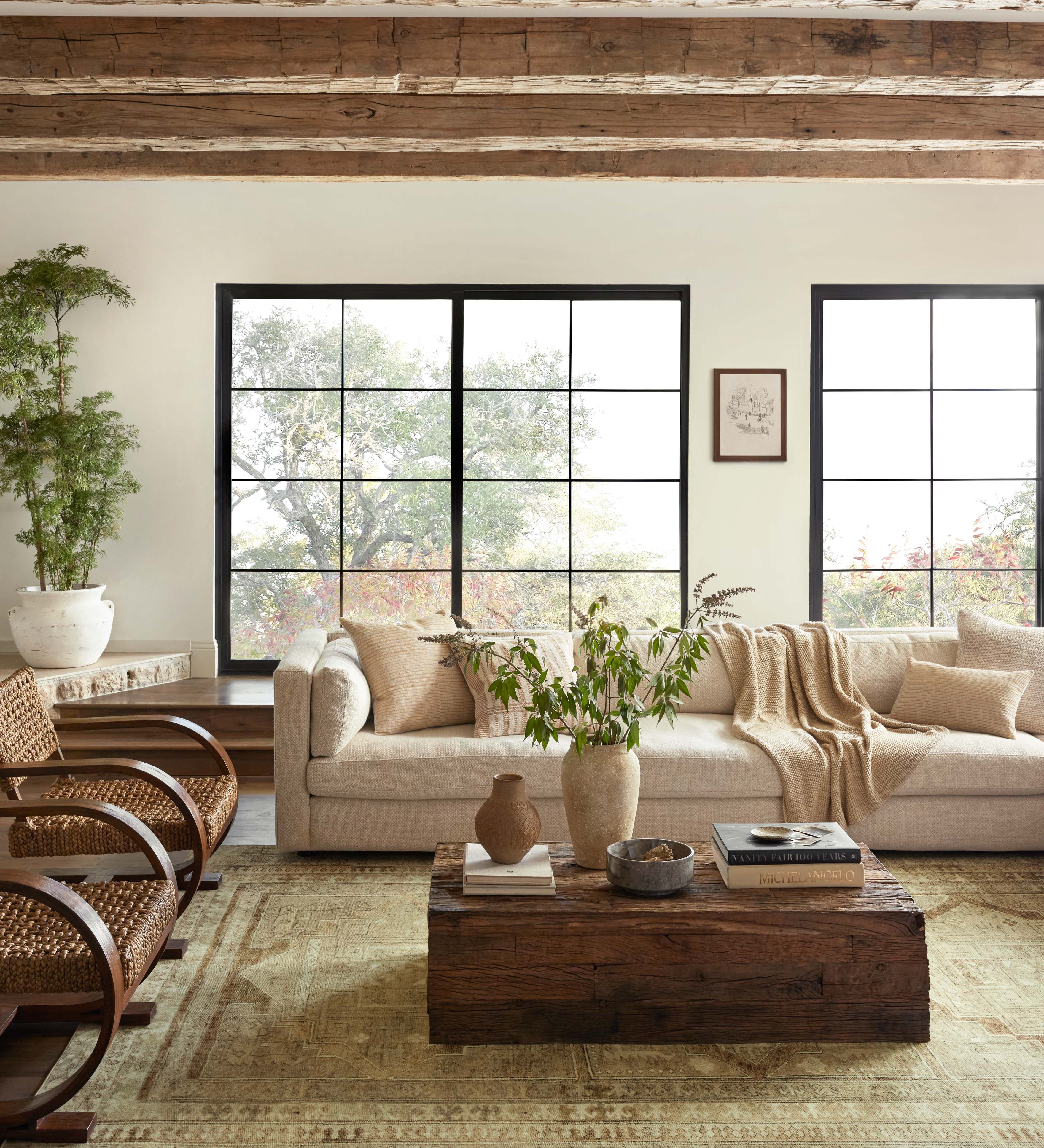 Joanna Gaines x Loloi Sinclair Khaki / Tobacco Rug RUGS - synthetic Loloi