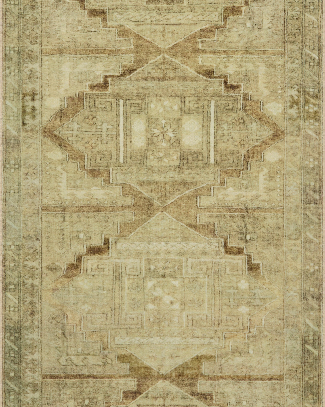 Magnolia Home by Joanna Gaines x Loloi Sinclair Khaki / Tobacco Rug 0-RUGS-patterned Loloi