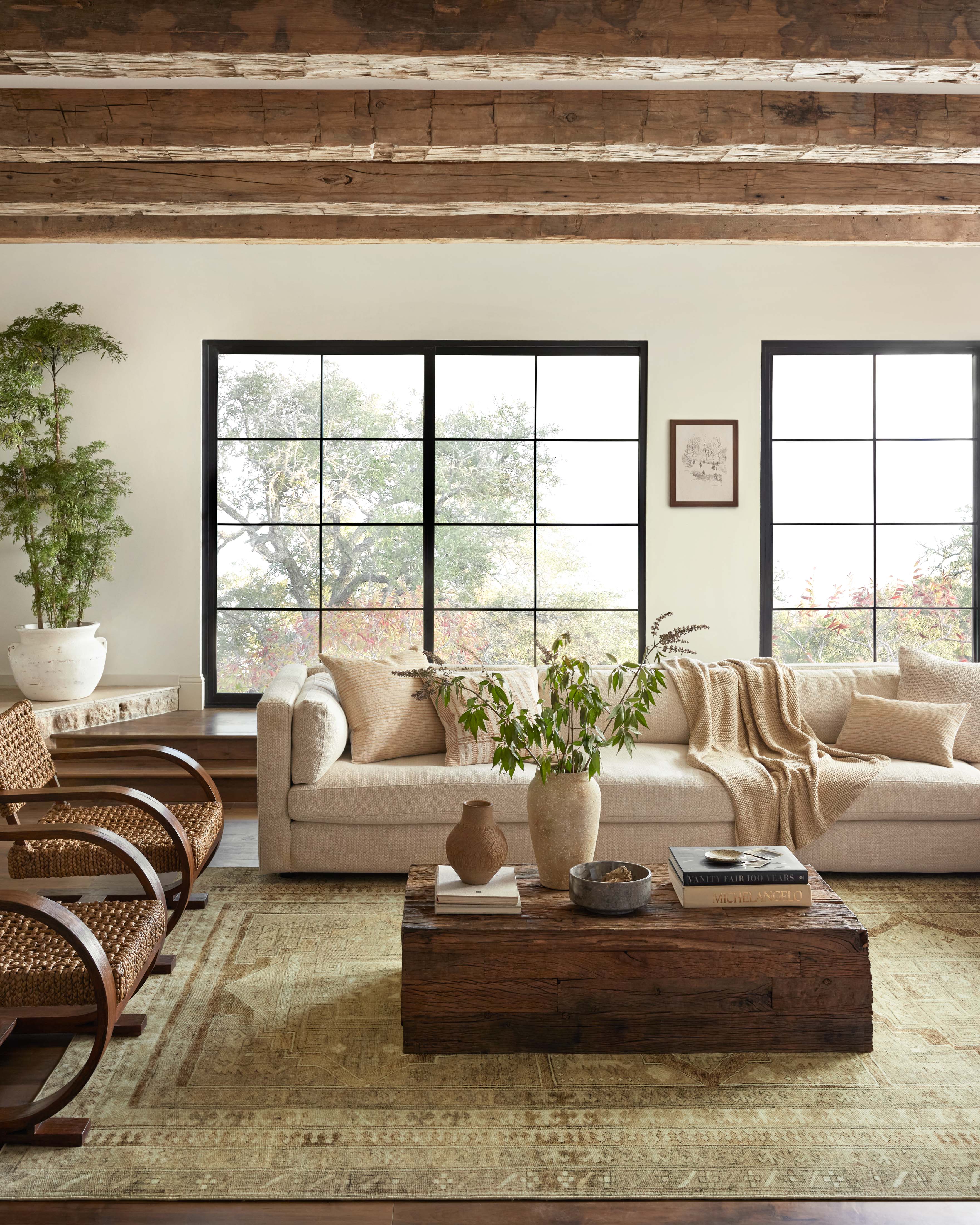 Magnolia Home by Joanna Gaines x Loloi Sinclair Khaki / Tobacco Rug 0-RUGS-patterned Loloi