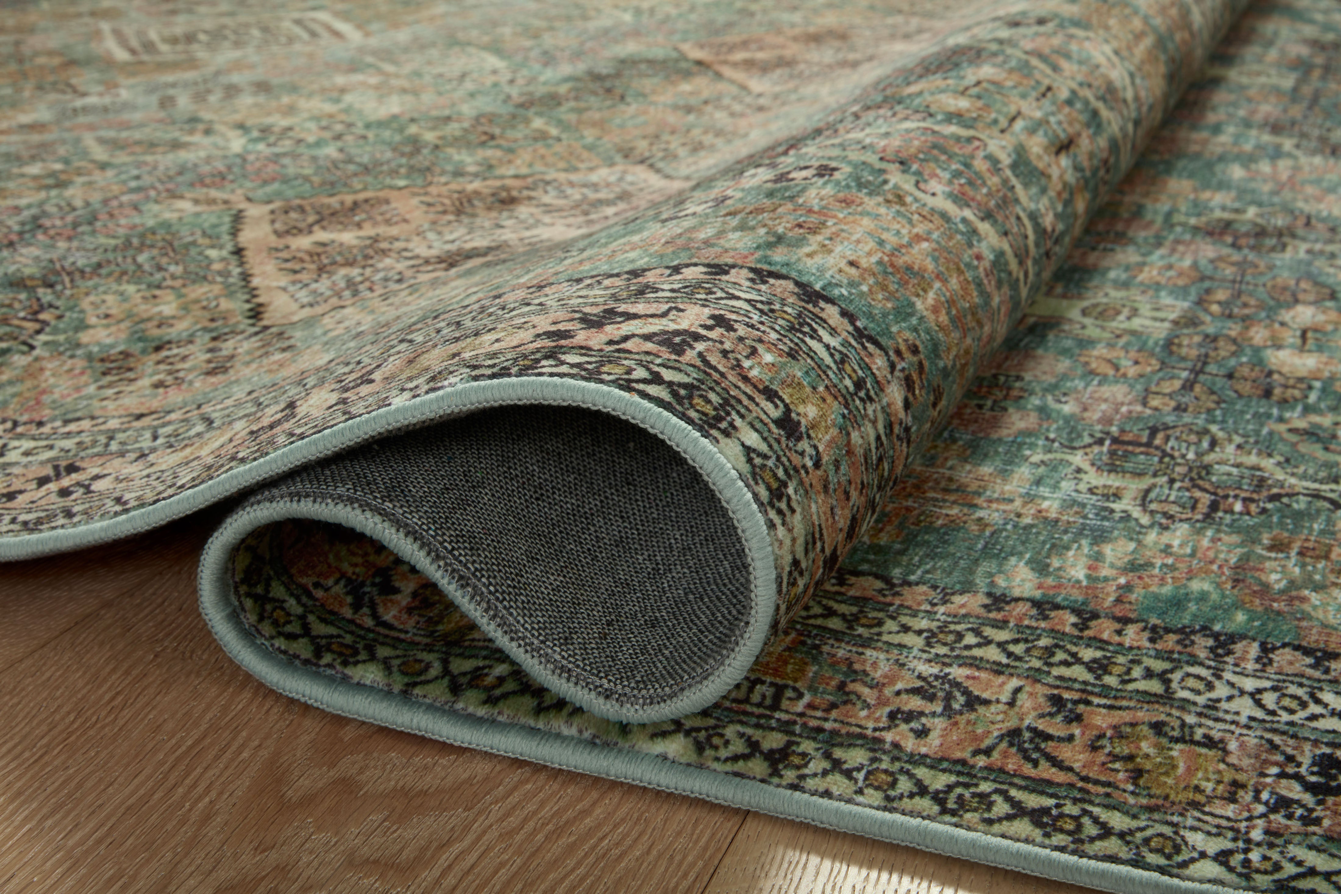 Joanna Gaines x Loloi Sinclair Turquoise / Multi Rug RUGS - synthetic Loloi