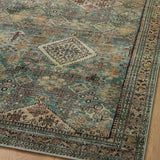 Magnolia Home by Joanna Gaines x Loloi Sinclair Turquoise / Multi Rug 1 - RUGS - patterned Loloi