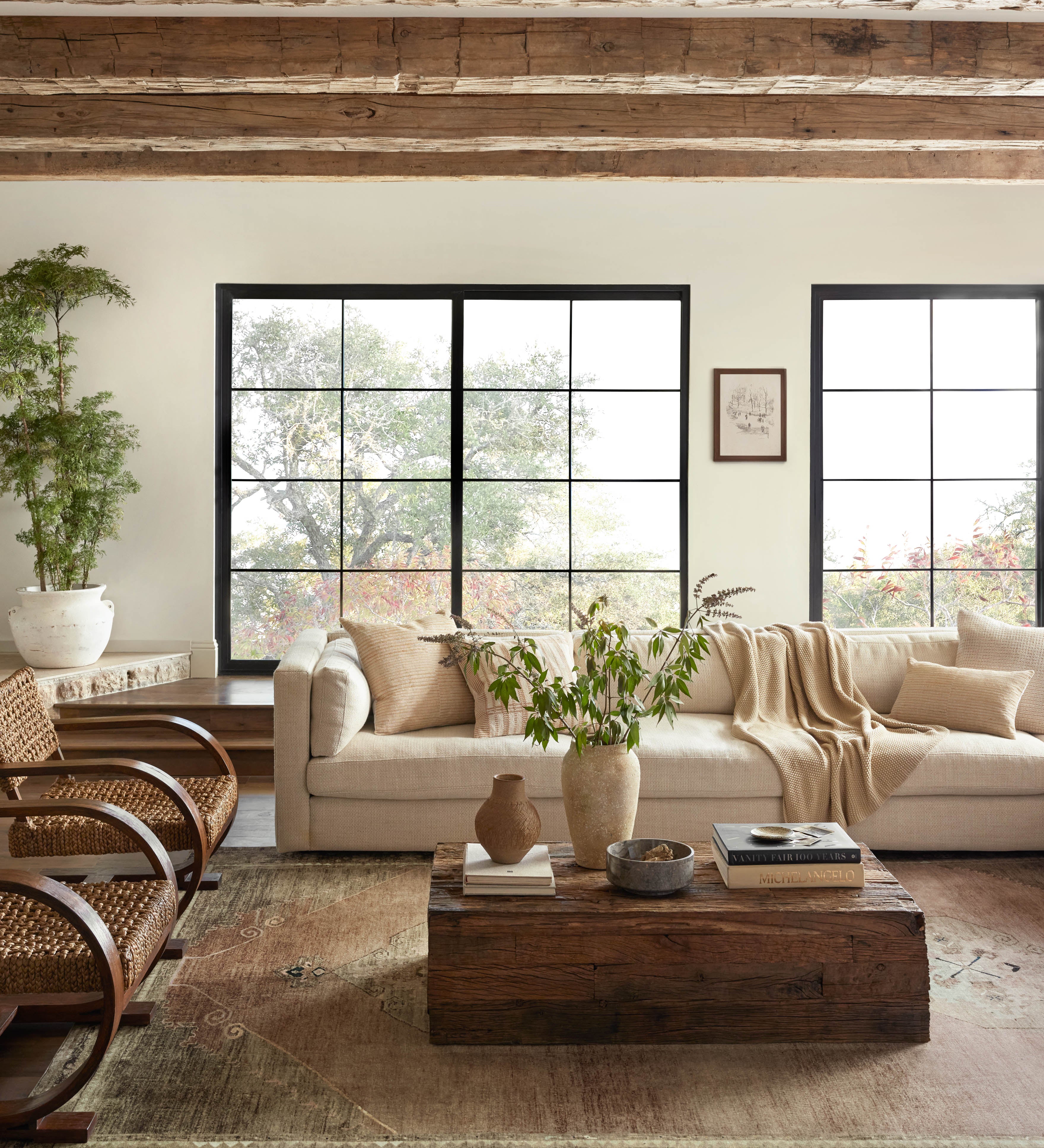 Joanna Gaines x Loloi Sinclair Clay / Tobacco Rug RUGS - synthetic Loloi