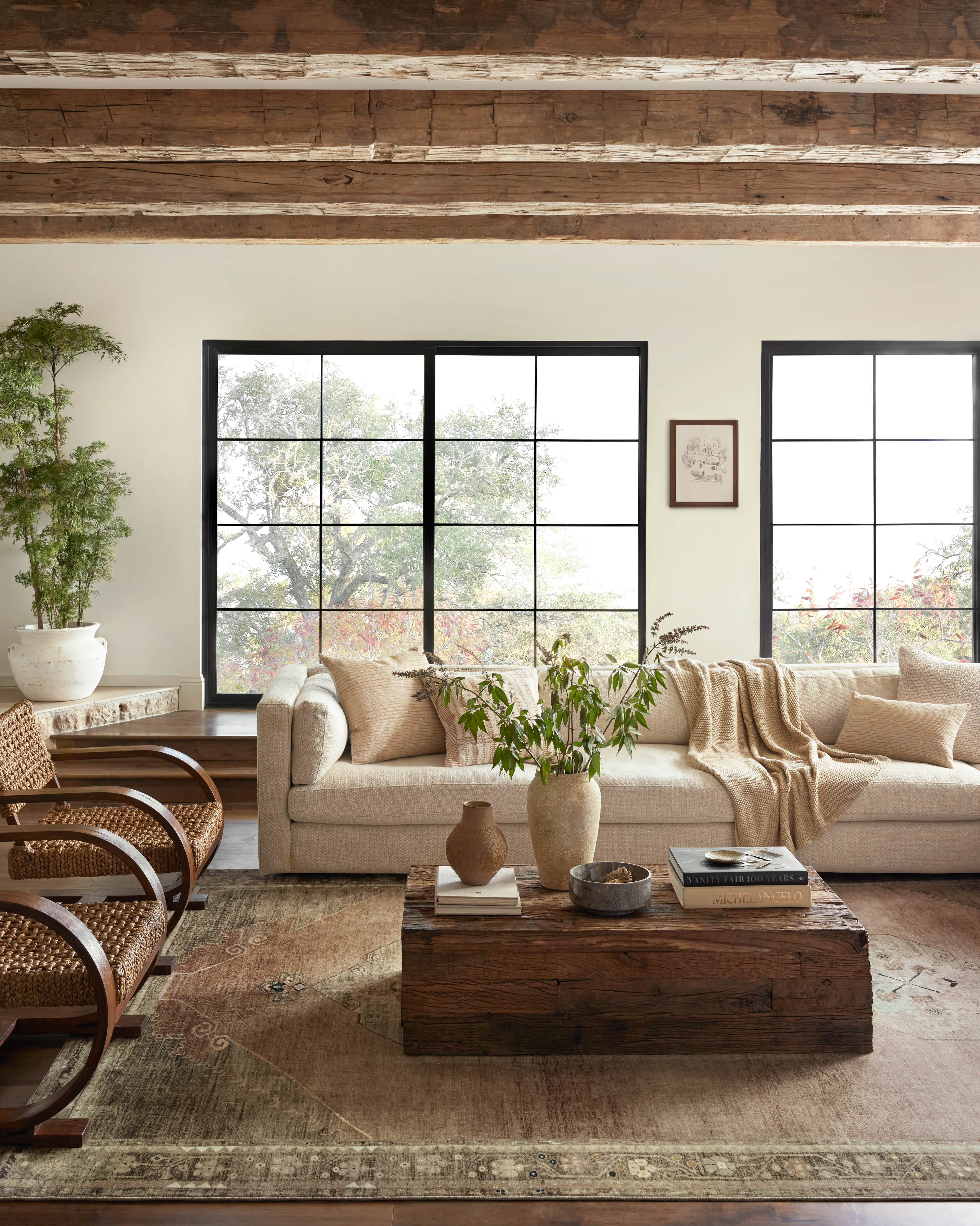 Joanna Gaines x Loloi Sinclair Clay / Tobacco Rug RUGS - synthetic Loloi