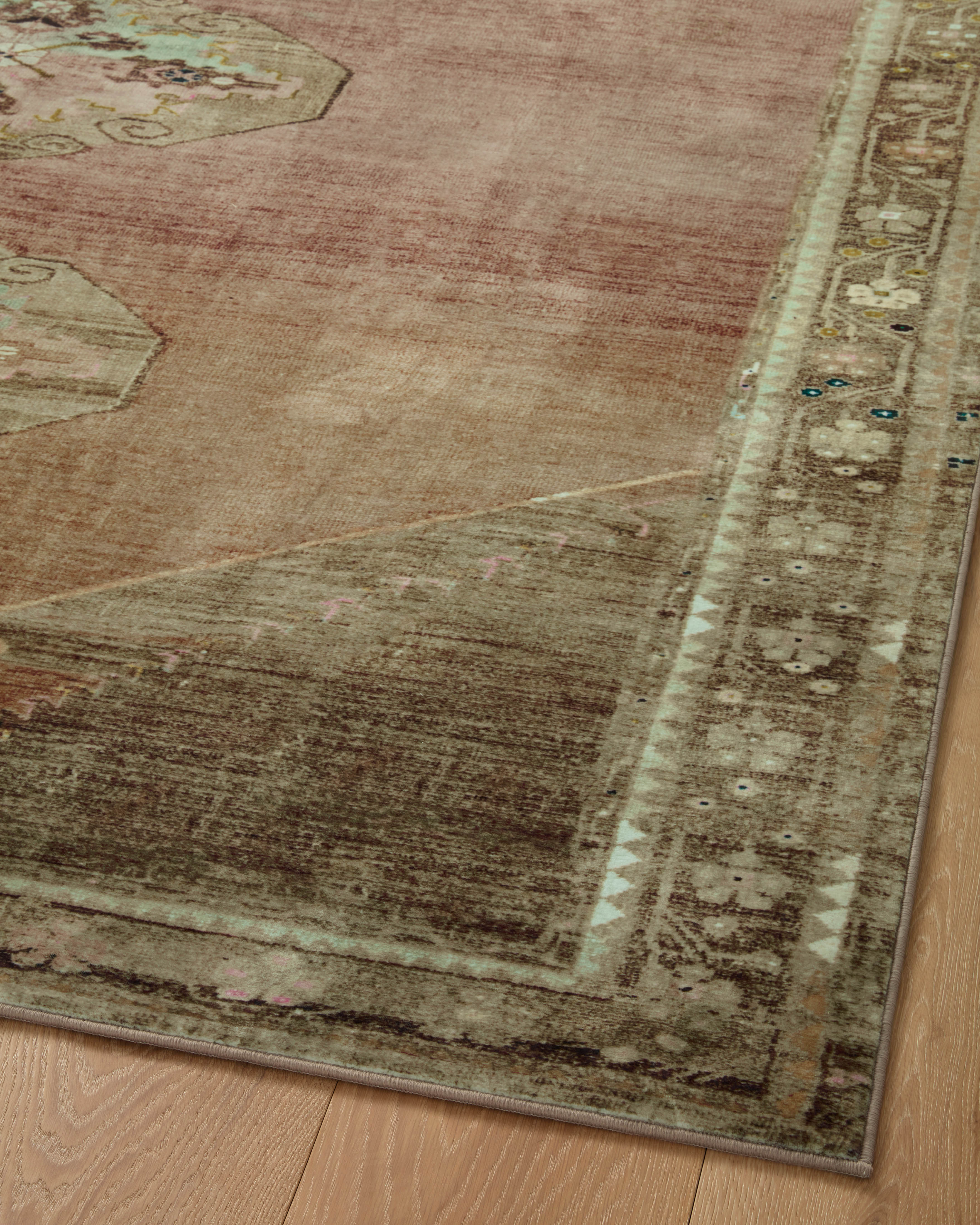 Magnolia Home by Joanna Gaines x Loloi Sinclair Clay / Tobacco Rug 0-RUGS-patterned Loloi