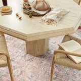 Loloi Skye Blush / Grey Oval Rug RUGS - synthetic Loloi