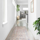 Loloi Skye Blush / Grey Oval Rug RUGS - synthetic Loloi
