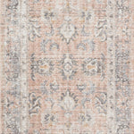 Loloi Skye Blush / Grey Oval Rug RUGS - synthetic Loloi