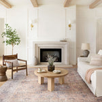 Loloi Skye Blush / Grey Oval Rug RUGS - synthetic Loloi