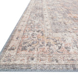 Loloi Skye Grey / Apricot Rug RUGS - synthetic Loloi