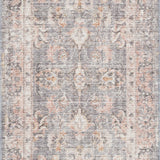 Loloi Skye Grey / Apricot Oval Rug RUGS - synthetic Loloi