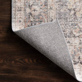 Loloi Skye Grey / Apricot Oval Rug RUGS - synthetic Loloi