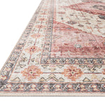 Loloi Skye Ivory / Berry Oval Rug RUGS - synthetic Loloi