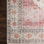 Loloi Skye Ivory / Berry Oval Rug RUGS - synthetic Loloi