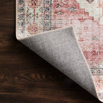 Loloi Skye Ivory / Berry Oval Rug RUGS - synthetic Loloi