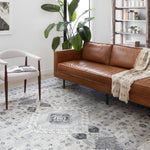 Loloi Skye Silver / Grey Rug patterned rugs Loloi