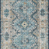 Loloi Skye Denim / Natural Oval Rug RUGS - synthetic Loloi
