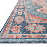 Loloi Skye Turquoise / Terracotta Rug RUGS - synthetic Loloi