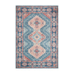 Loloi Skye Turquoise / Terracotta Rug RUGS - synthetic Loloi 18" x 18"