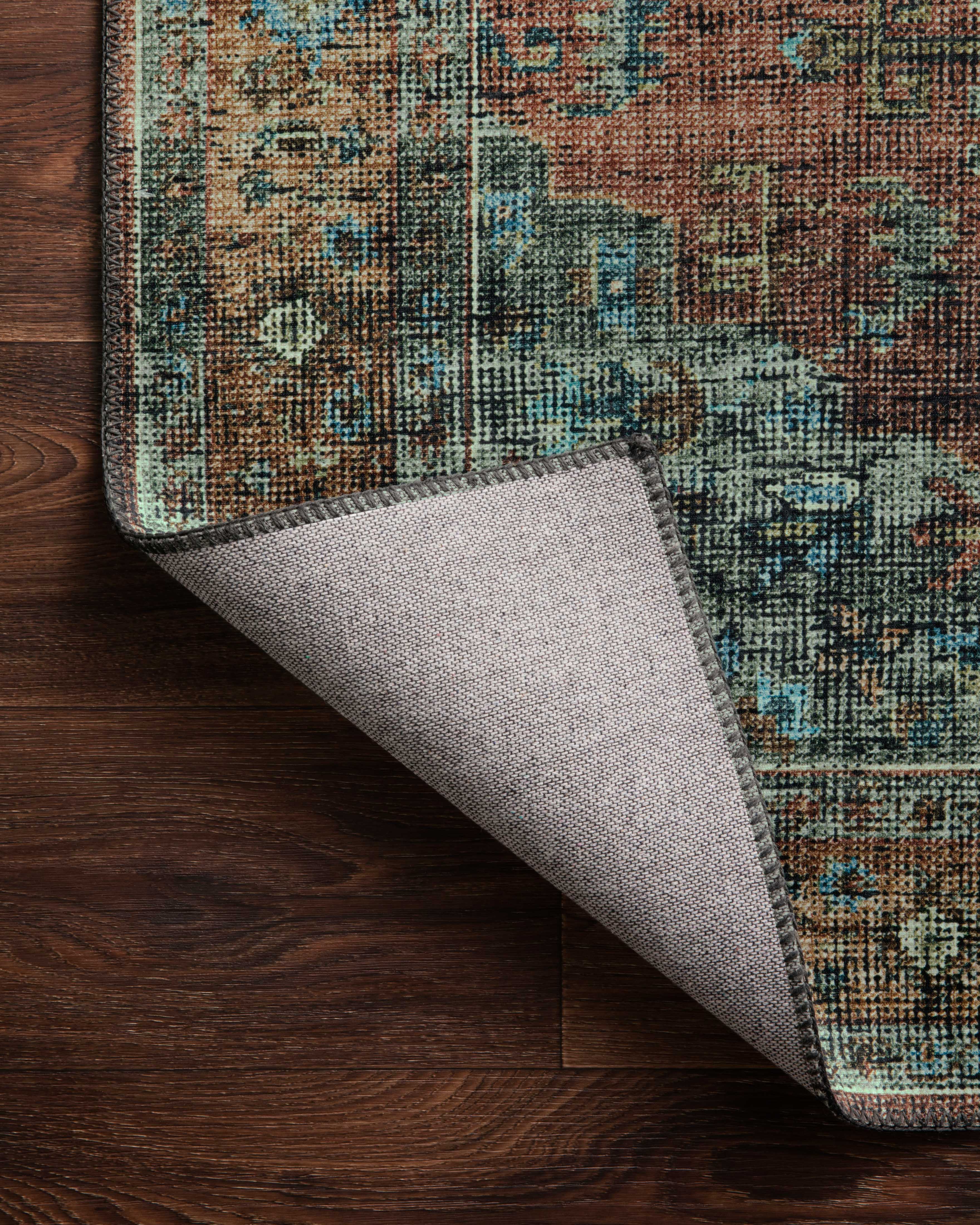 Loloi Skye Terracotta / Sky Oval Rug RUGS - synthetic Loloi