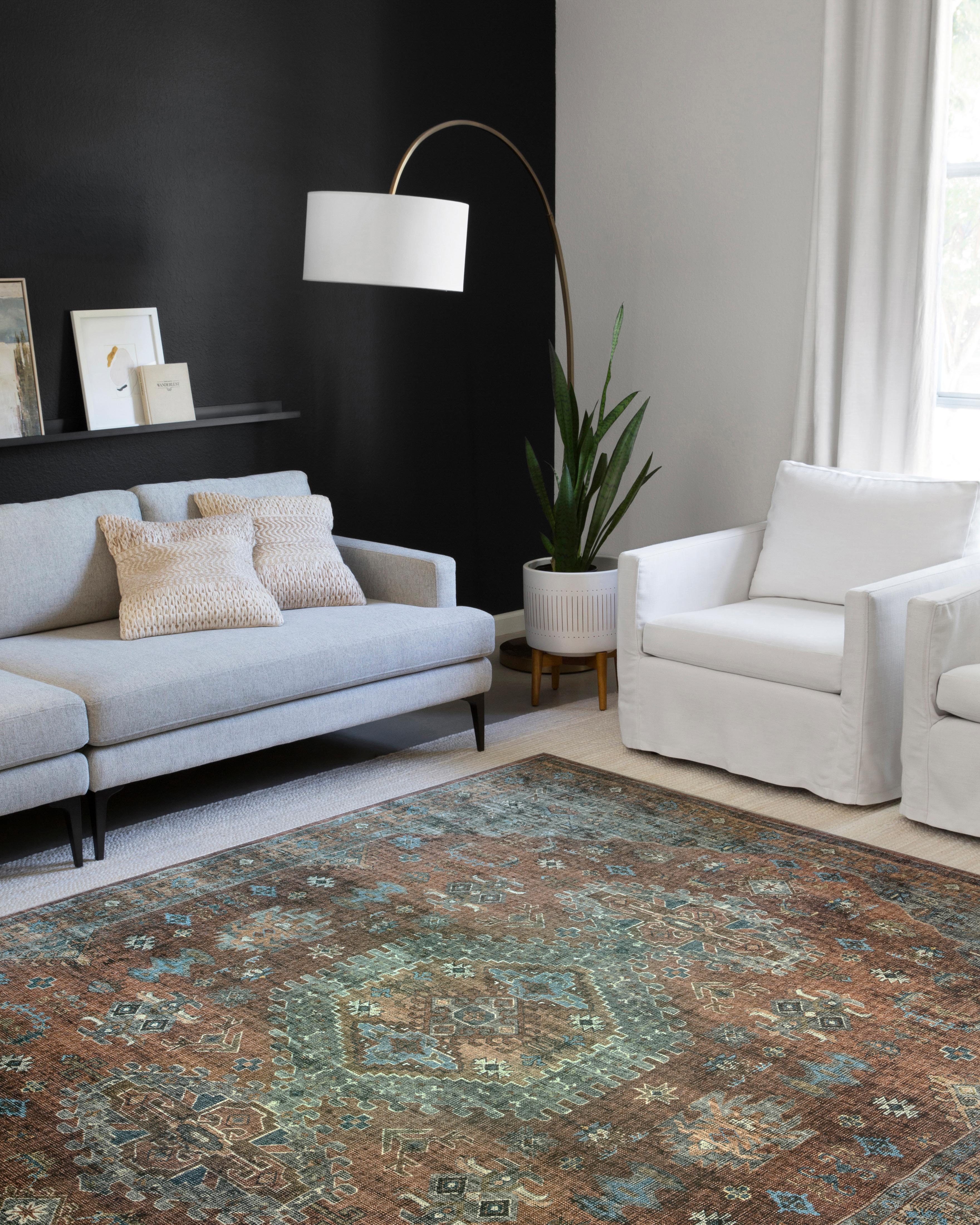 Loloi Skye Terracotta / Sky Rug RUGS - synthetic Loloi