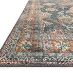 Loloi Skye Sea / Rust Oval Rug RUGS - synthetic Loloi