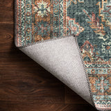 Loloi Skye Sea / Rust Oval Rug RUGS - synthetic Loloi