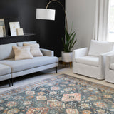 Loloi Skye Sea / Rust Rug RUGS - synthetic Loloi