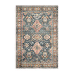 Loloi Skye Sea / Rust Oval Rug RUGS - synthetic Loloi 7' x 9' Oval