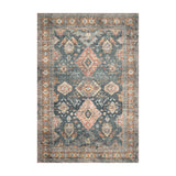 Loloi Skye Sea / Rust Oval Rug RUGS - synthetic Loloi 7' x 9' Oval