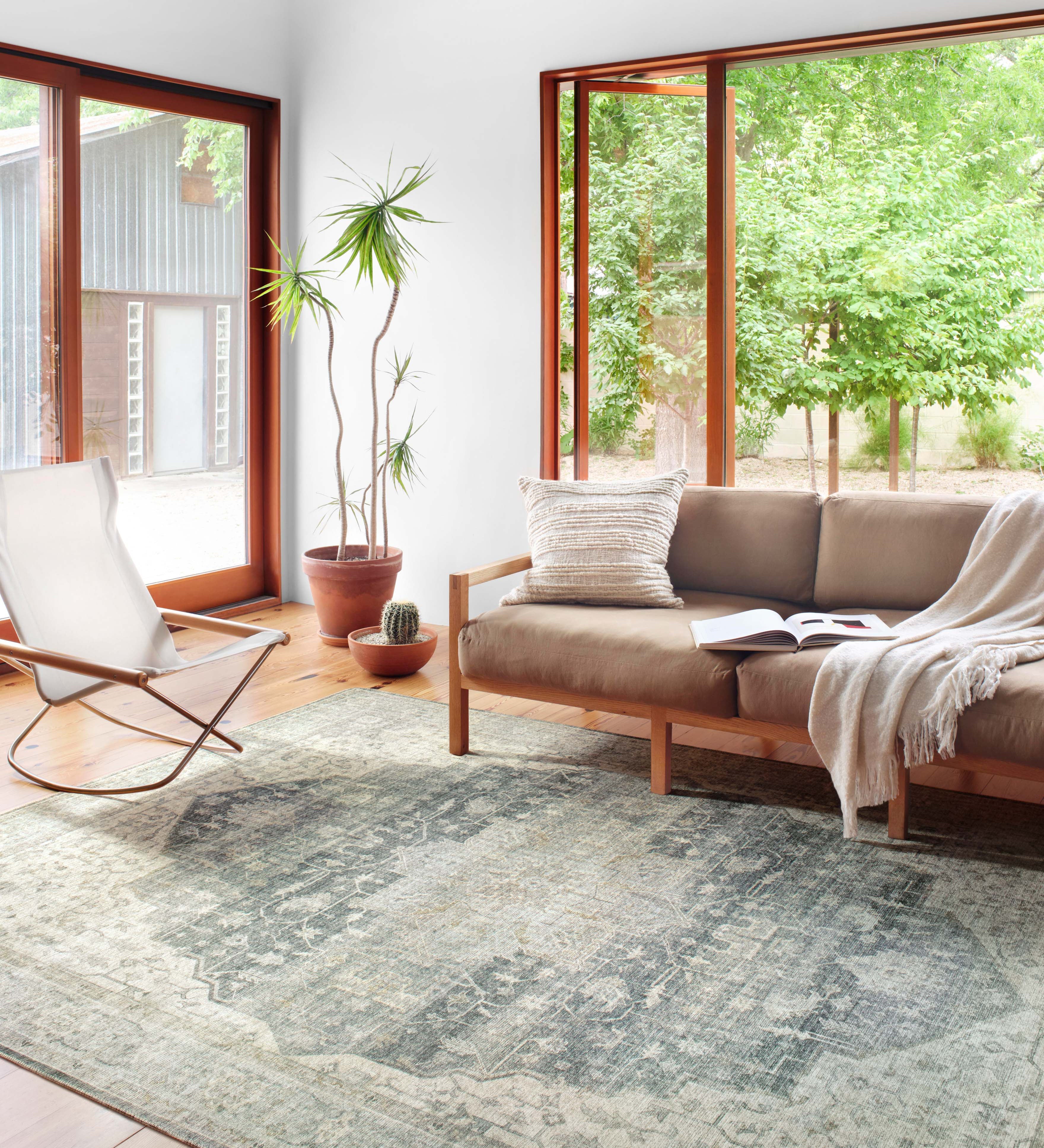 Loloi Skye Charcoal / Dove Rug RUGS - patterned Loloi