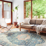 Loloi Skye Ocean / Multi Oval Rug RUGS - synthetic Loloi