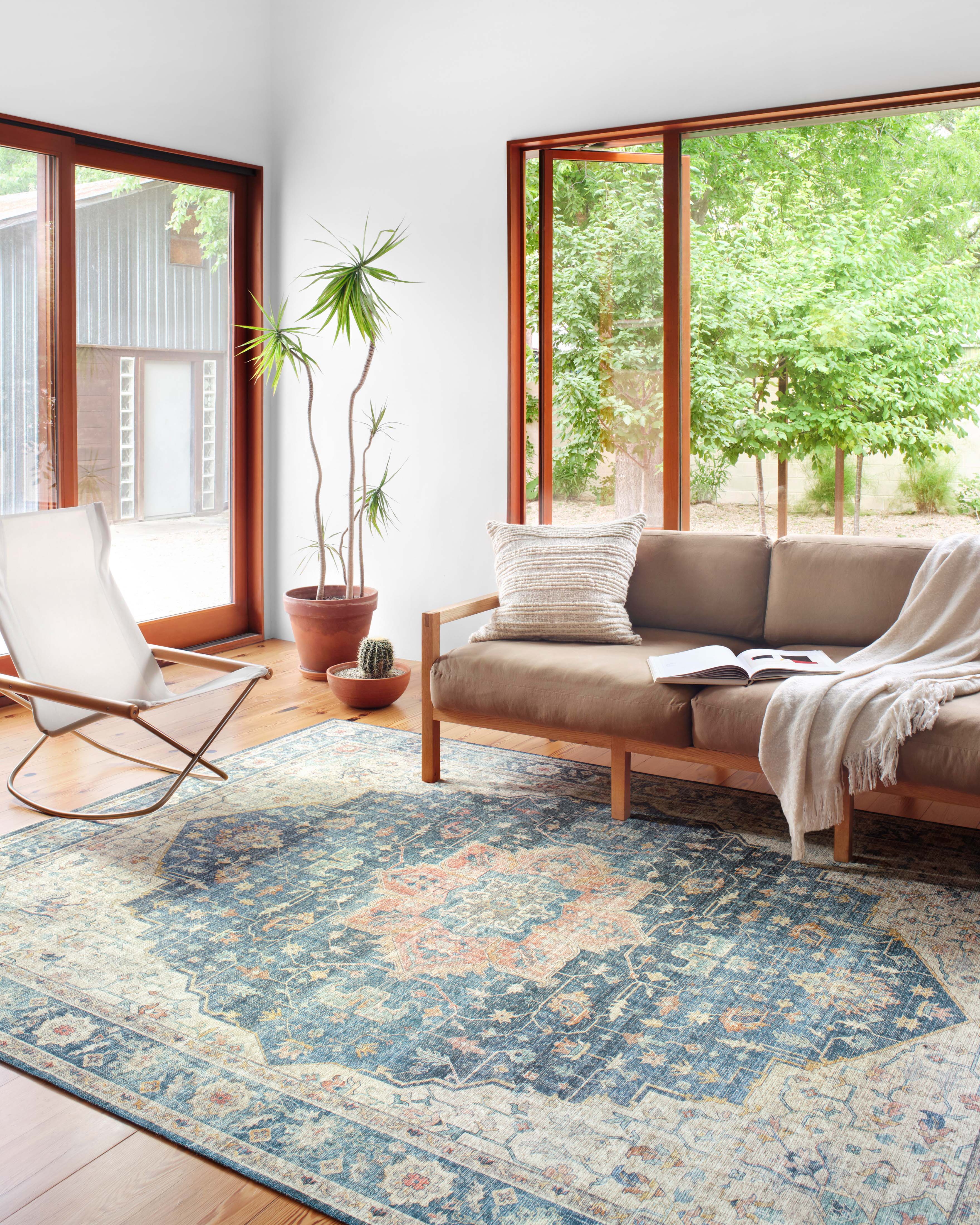 Loloi Skye Ocean / Multi Oval Rug RUGS - synthetic Loloi