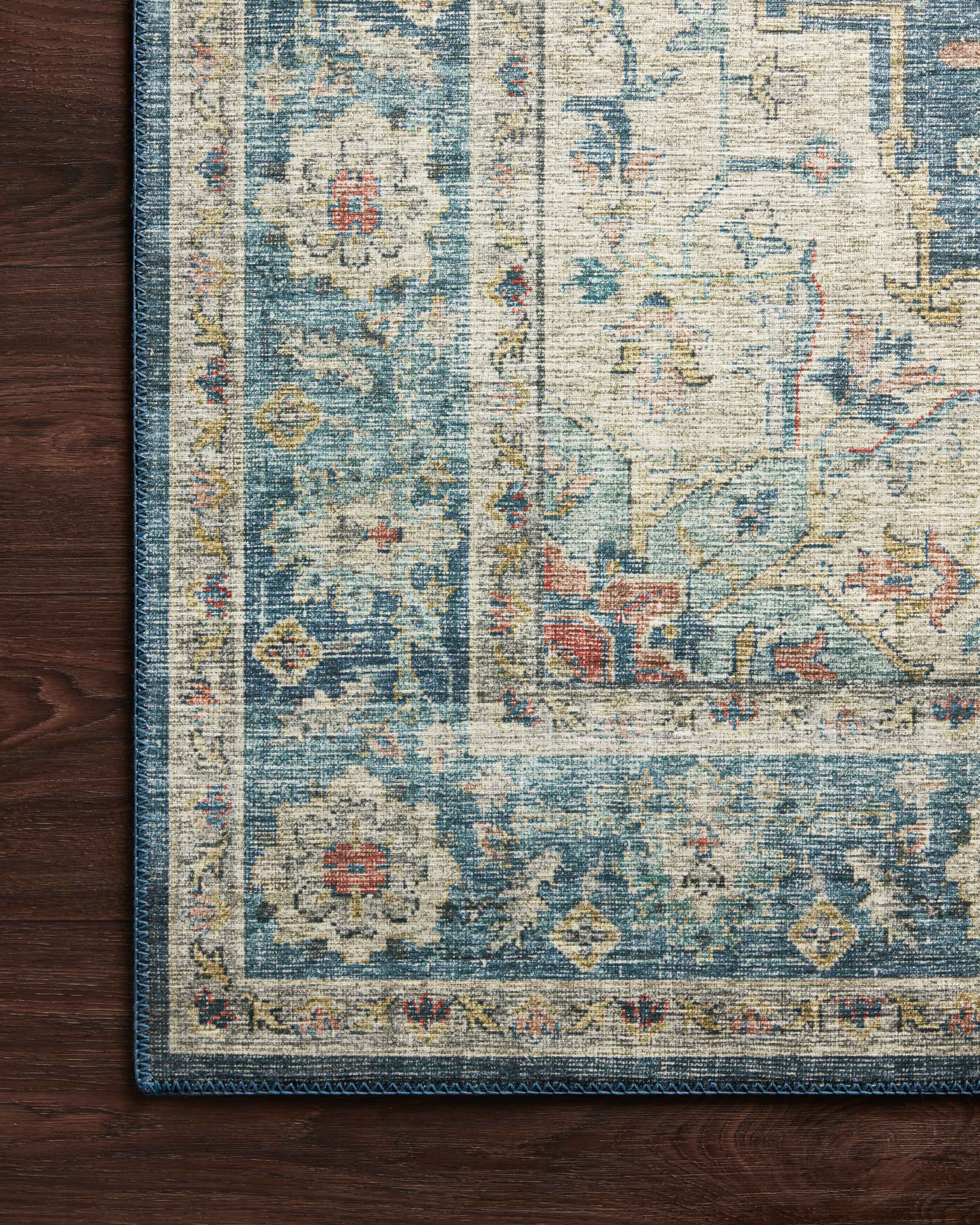 Loloi Skye Ocean / Multi Oval Rug RUGS - synthetic Loloi