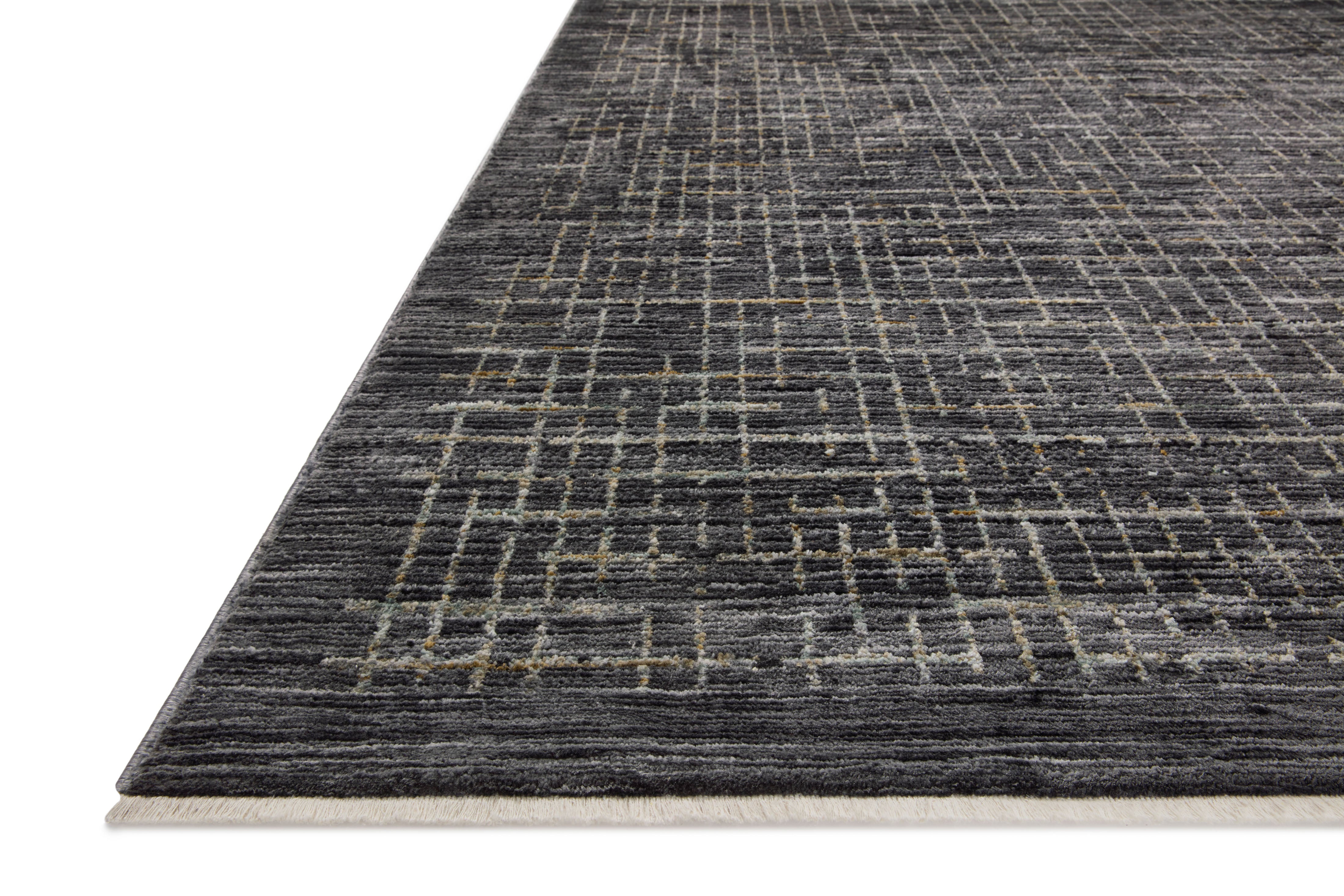 Loloi Soho Onyx / Silver Rug RUGS - synthetic Loloi