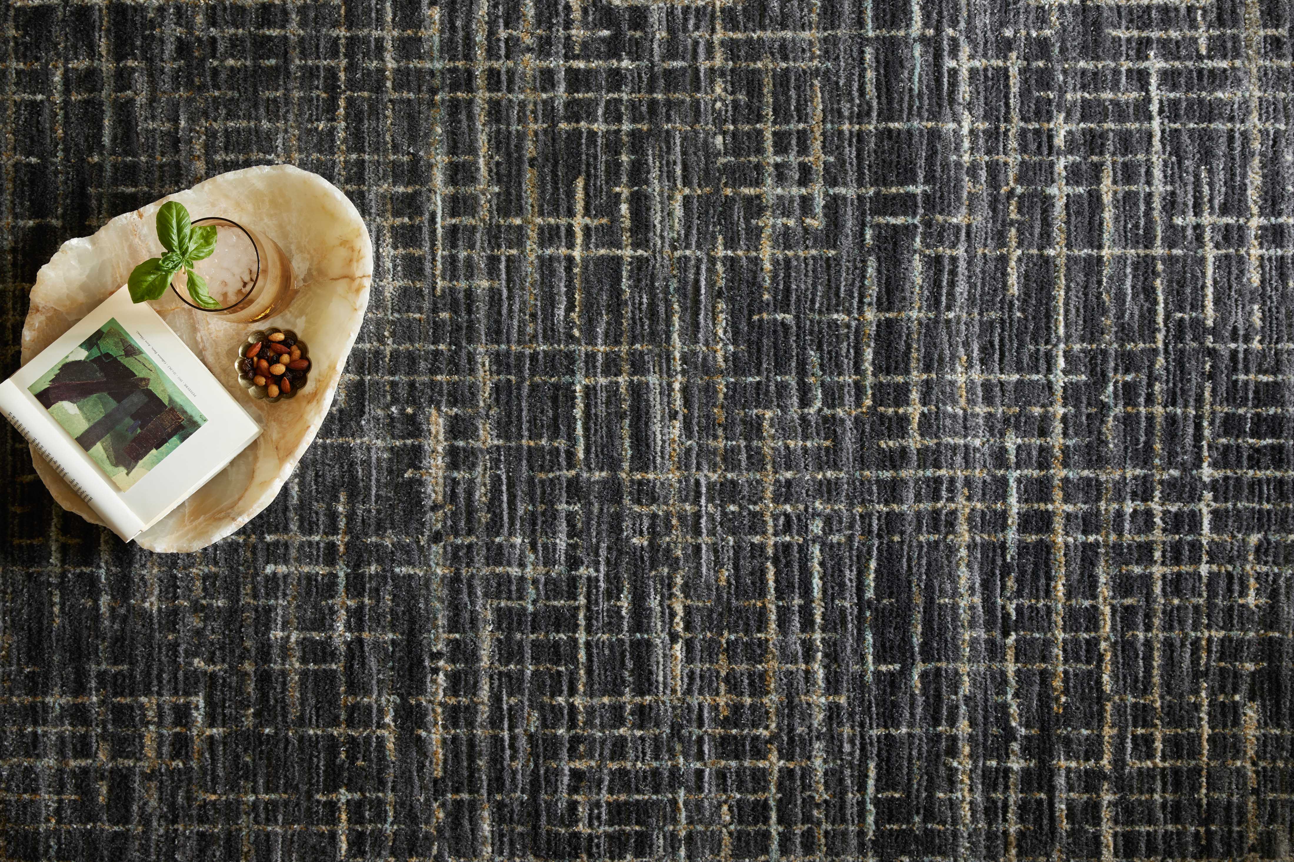 Loloi Soho Onyx / Silver Rug RUGS - synthetic Loloi