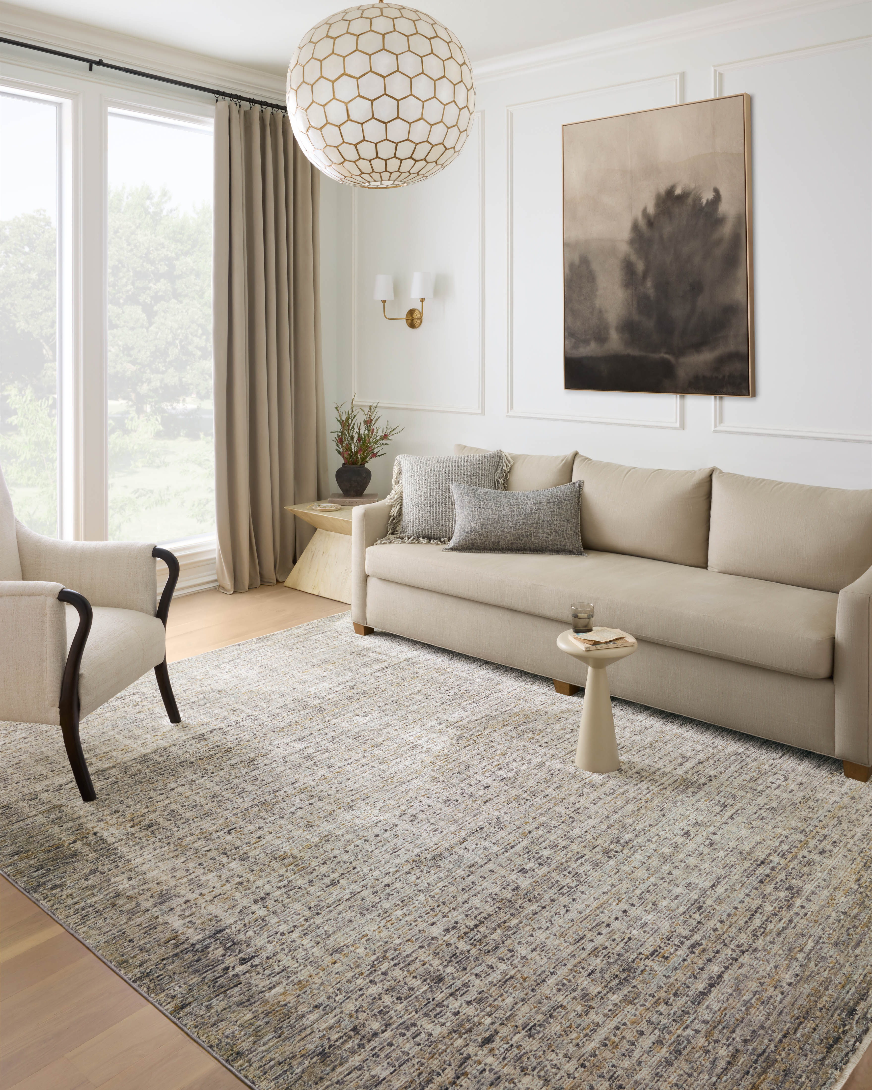 Loloi Soho Charcoal / Multi Rug RUGS - synthetic Loloi