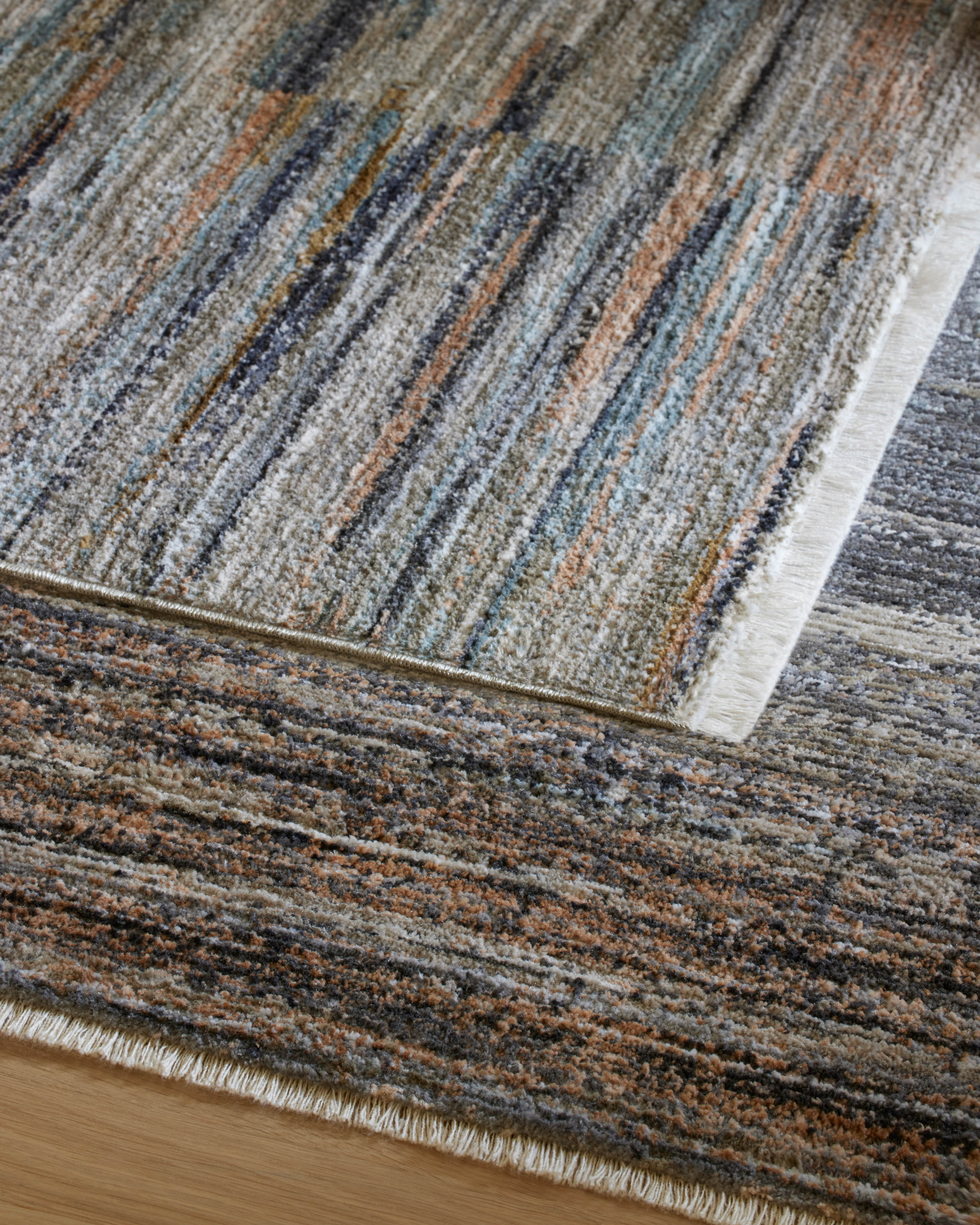 Loloi Soho Multi / Dove Rug RUGS - synthetic Loloi