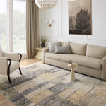 Loloi Soho Grey / Gold Rug RUGS - synthetic Loloi