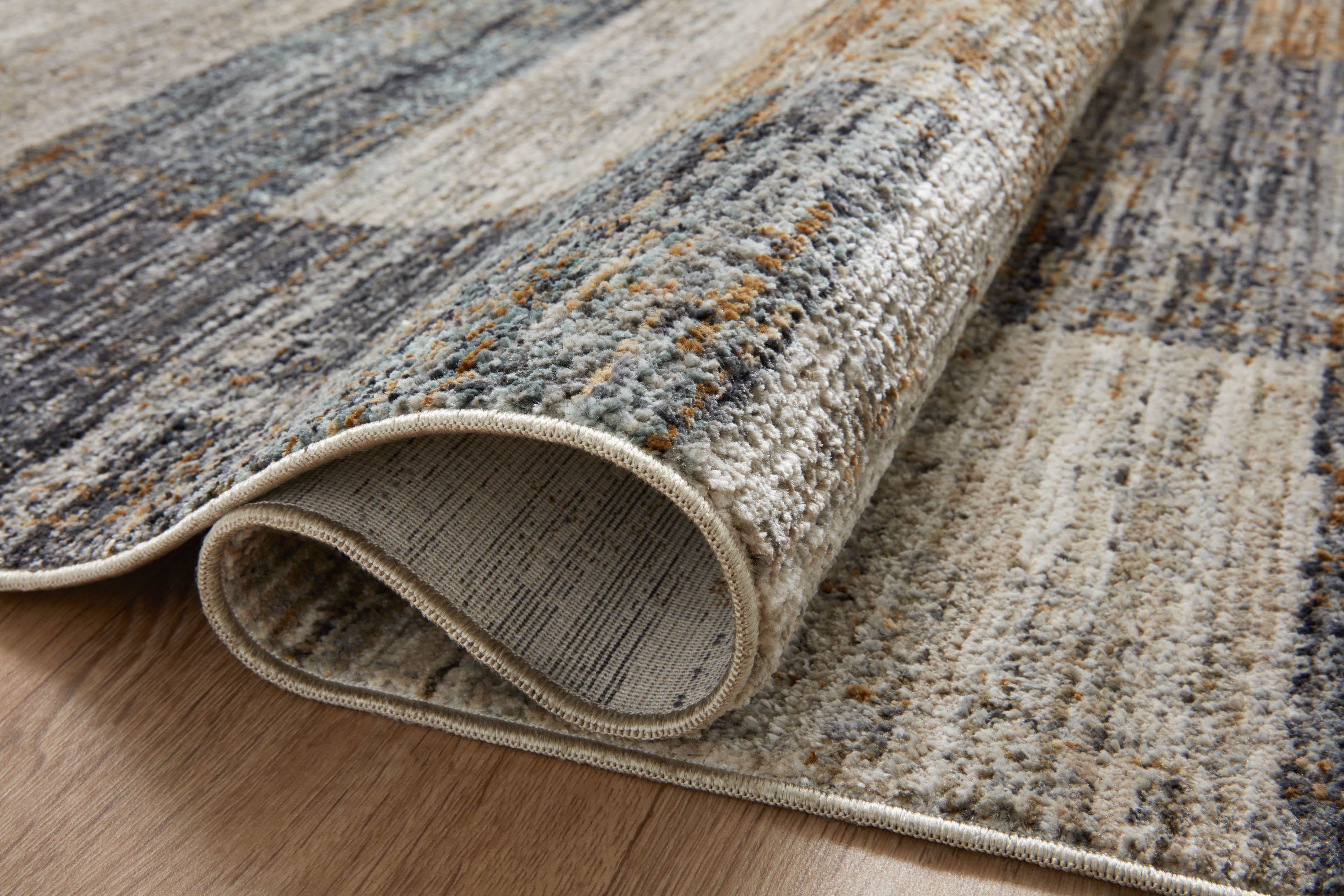 Loloi Soho Grey / Gold Rug RUGS - synthetic Loloi