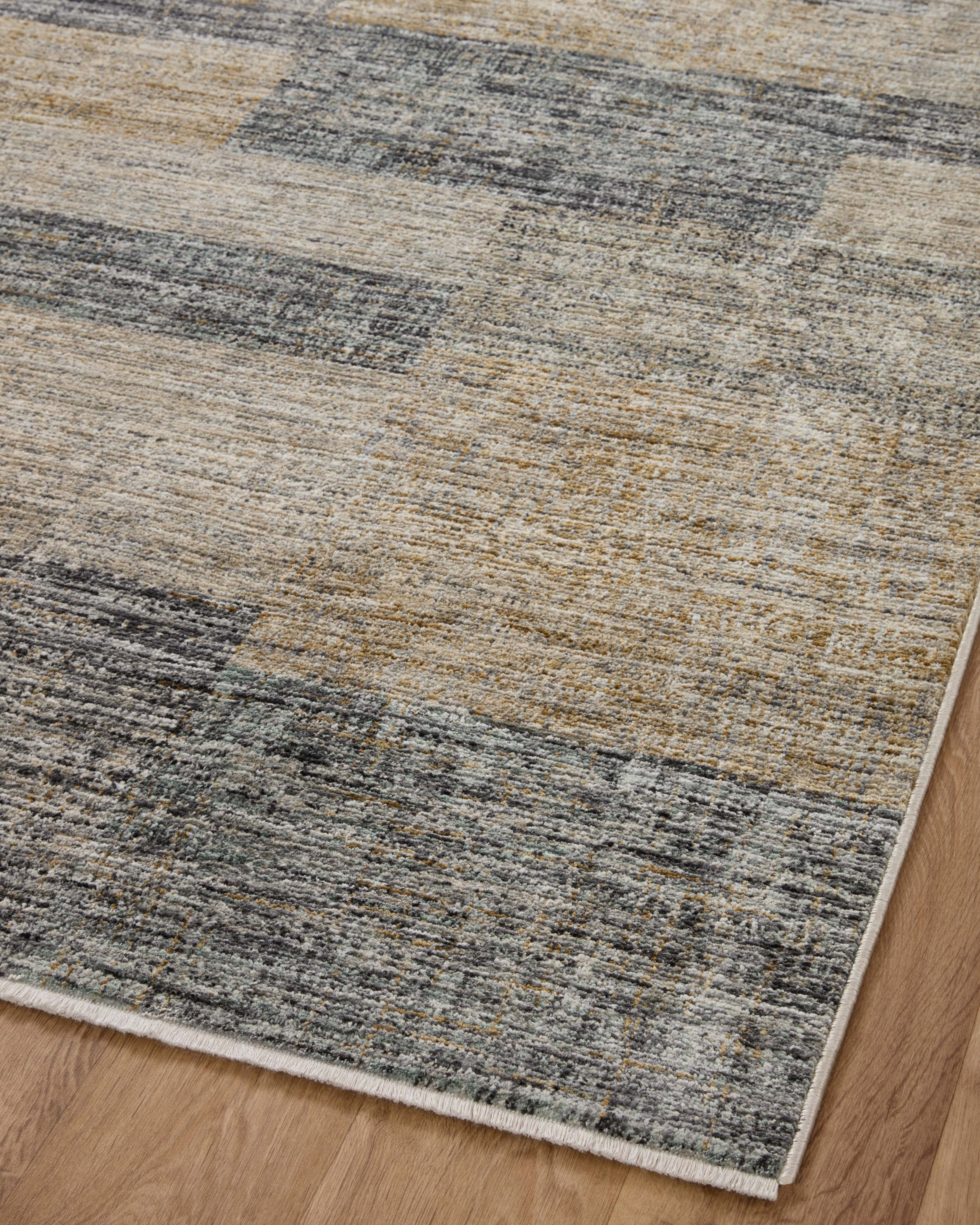 Loloi Soho Grey / Gold Rug RUGS - synthetic Loloi