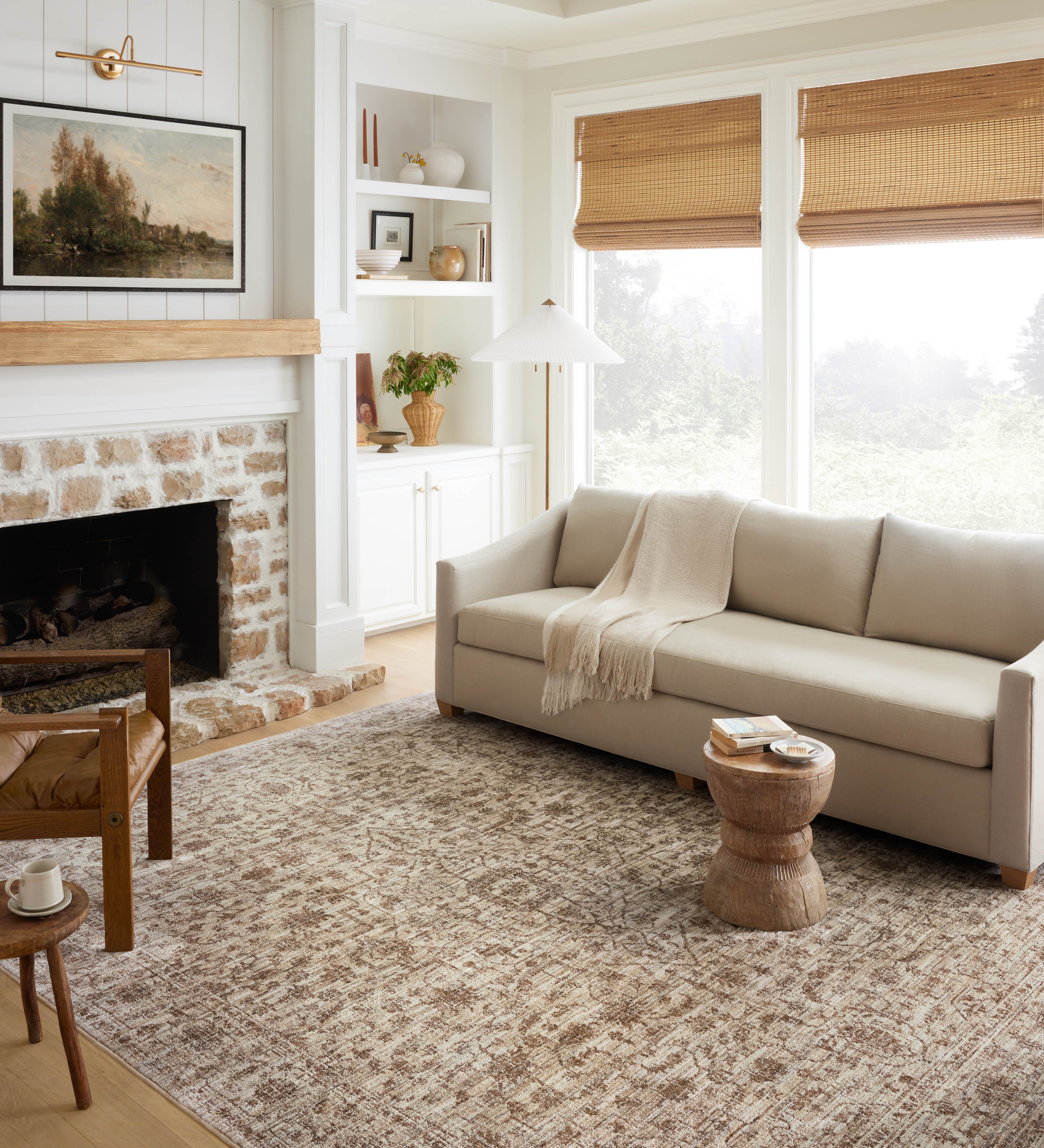 Loloi Sorrento Bark / Natural Rug RUGS - synthetic Loloi