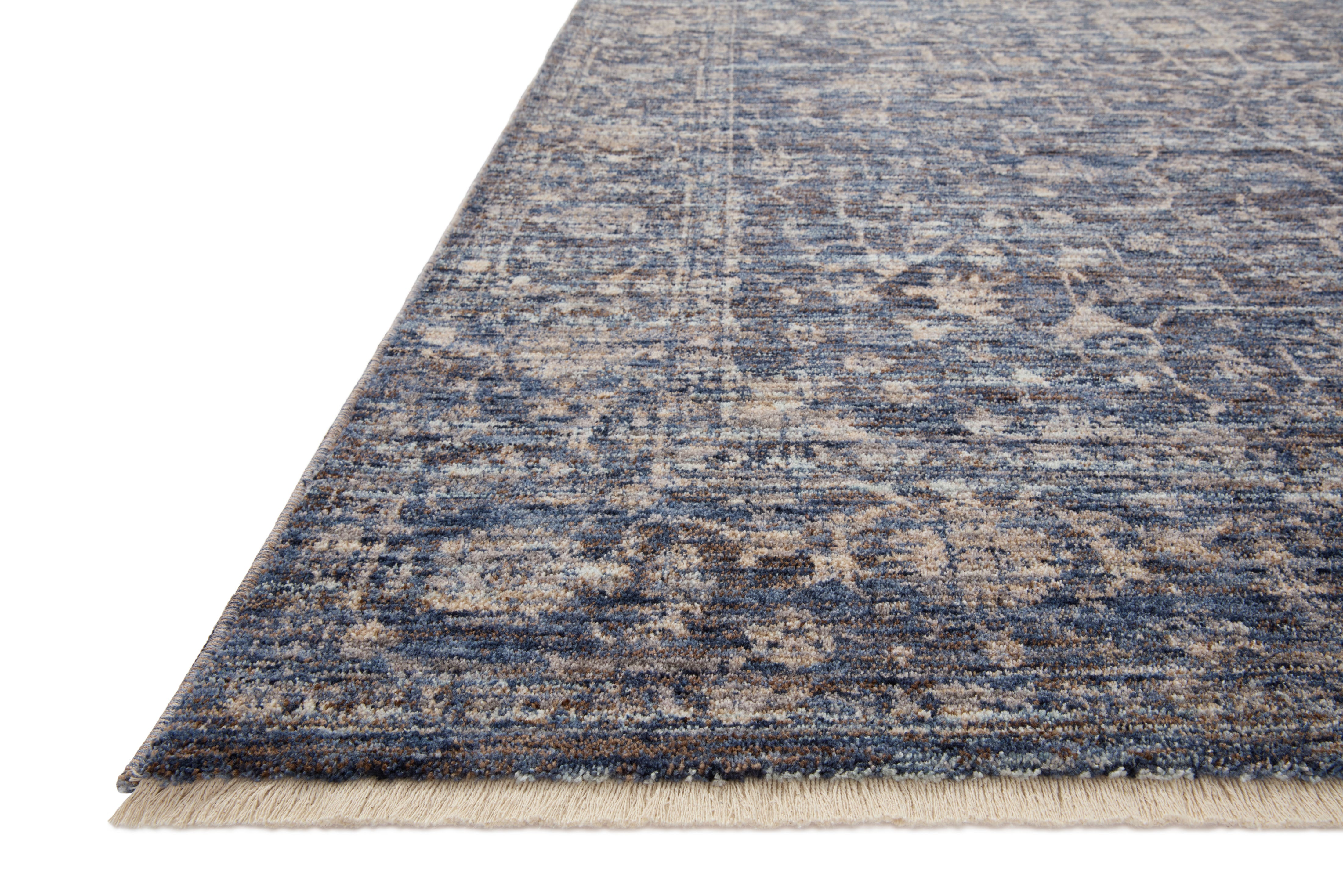 Loloi Sorrento Midnight / Natural Rug RUGS - synthetic Loloi