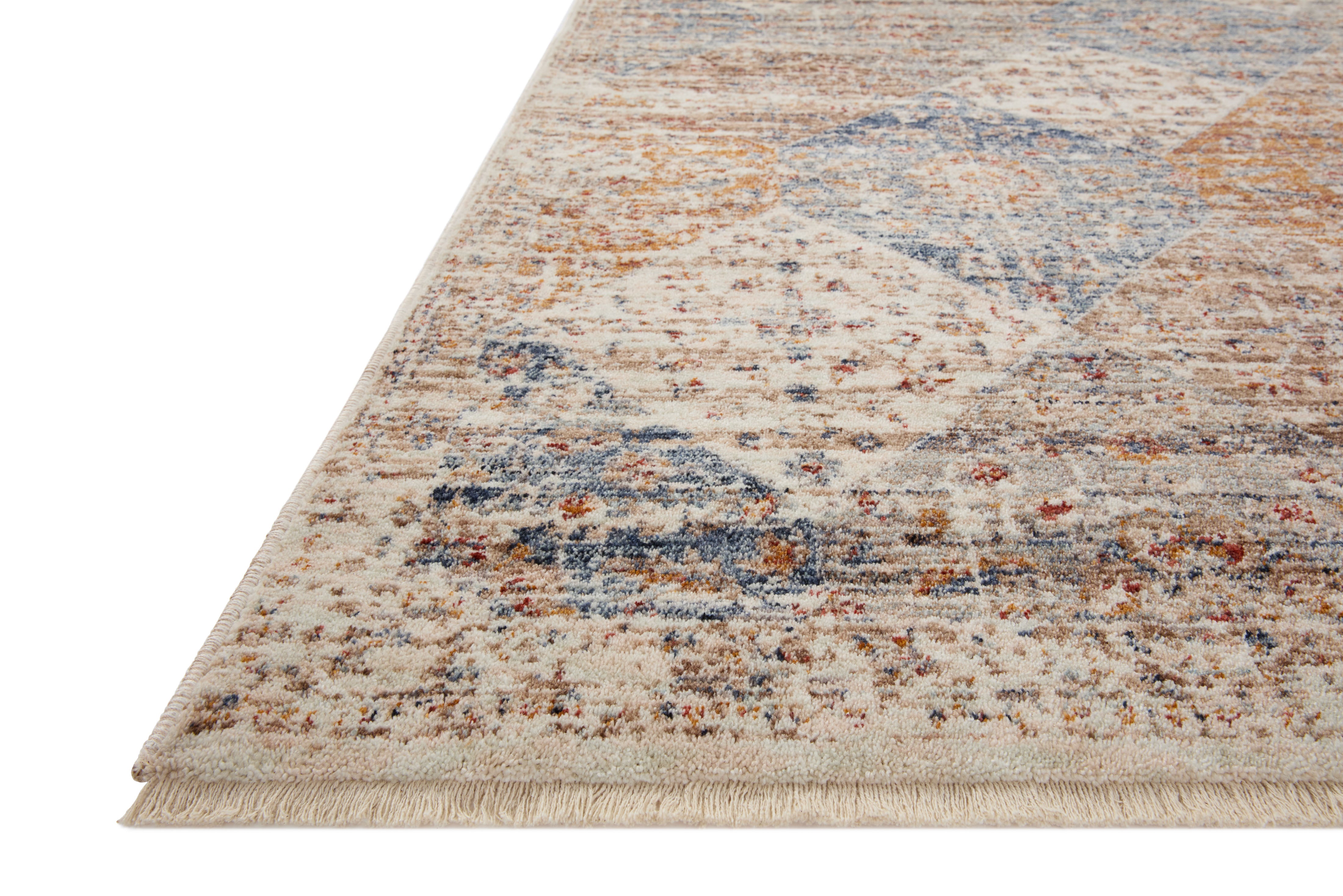 Loloi Sorrento Ivory / Multi Rug RUGS - synthetic Loloi