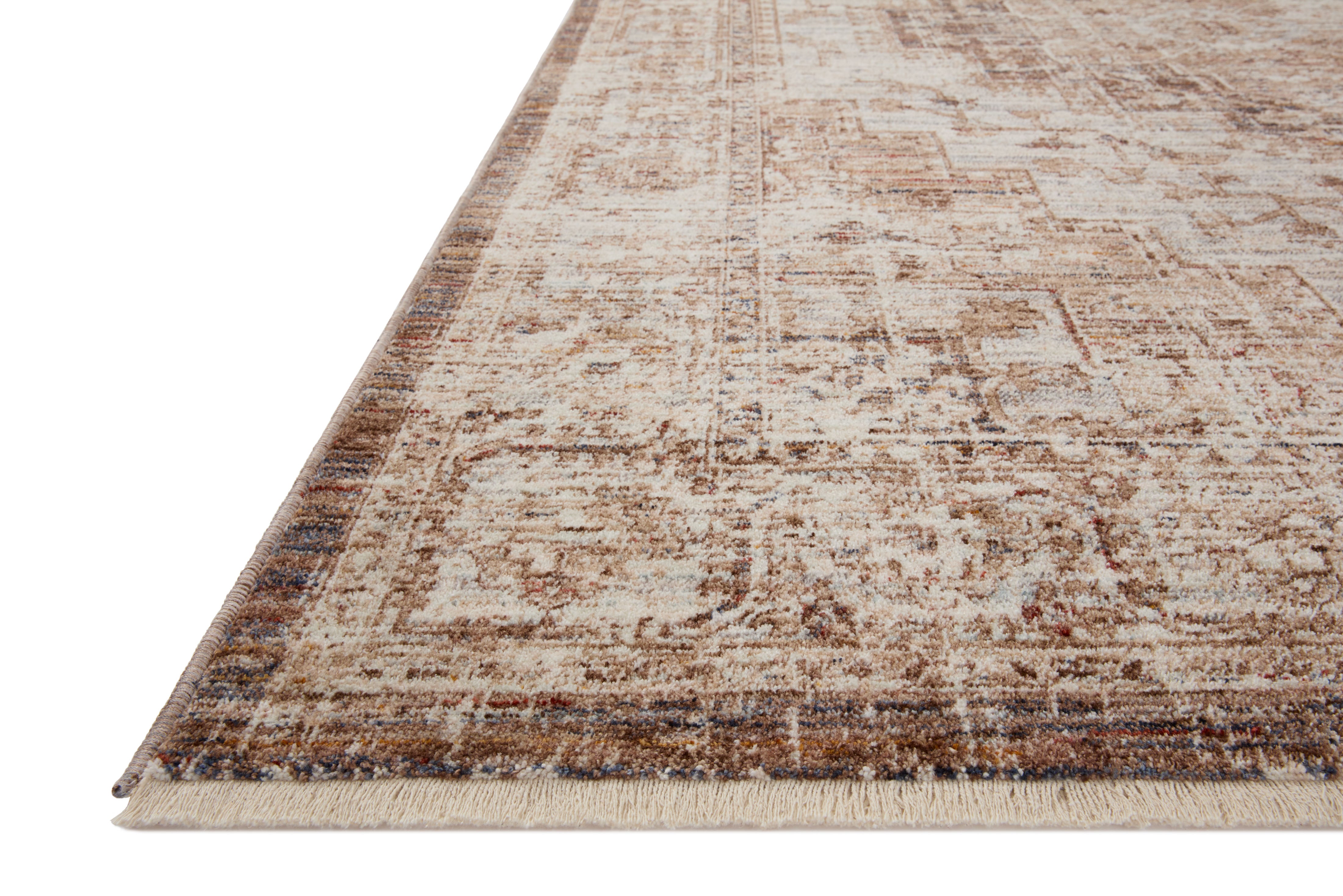 Loloi Sorrento Mocha / Multi Rug RUGS - synthetic Loloi