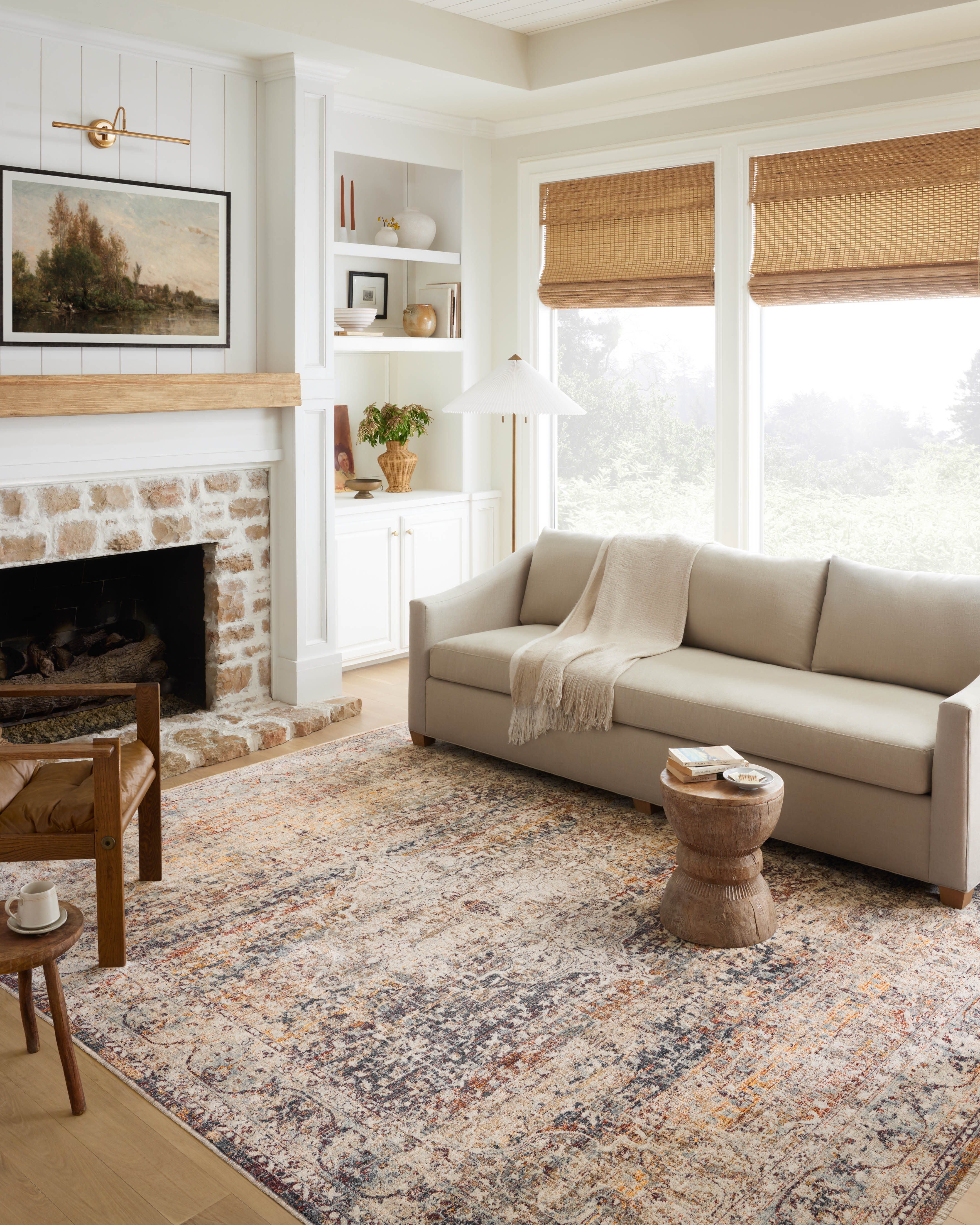 Loloi Sorrento Natural / Multi Rug RUGS - synthetic Loloi