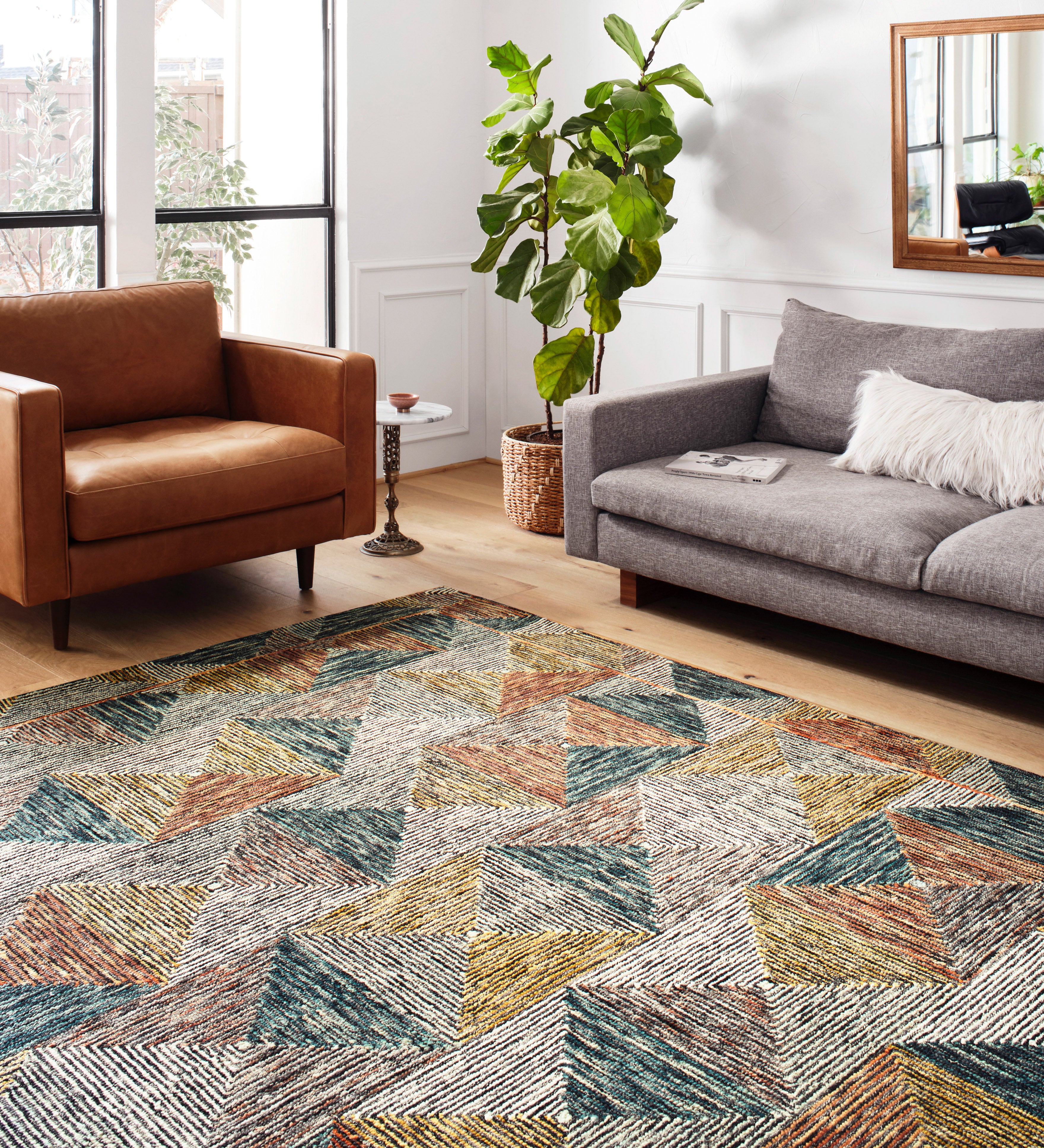 Loloi Spectrum Lagoon / Spice Rug RUGS - wool Loloi