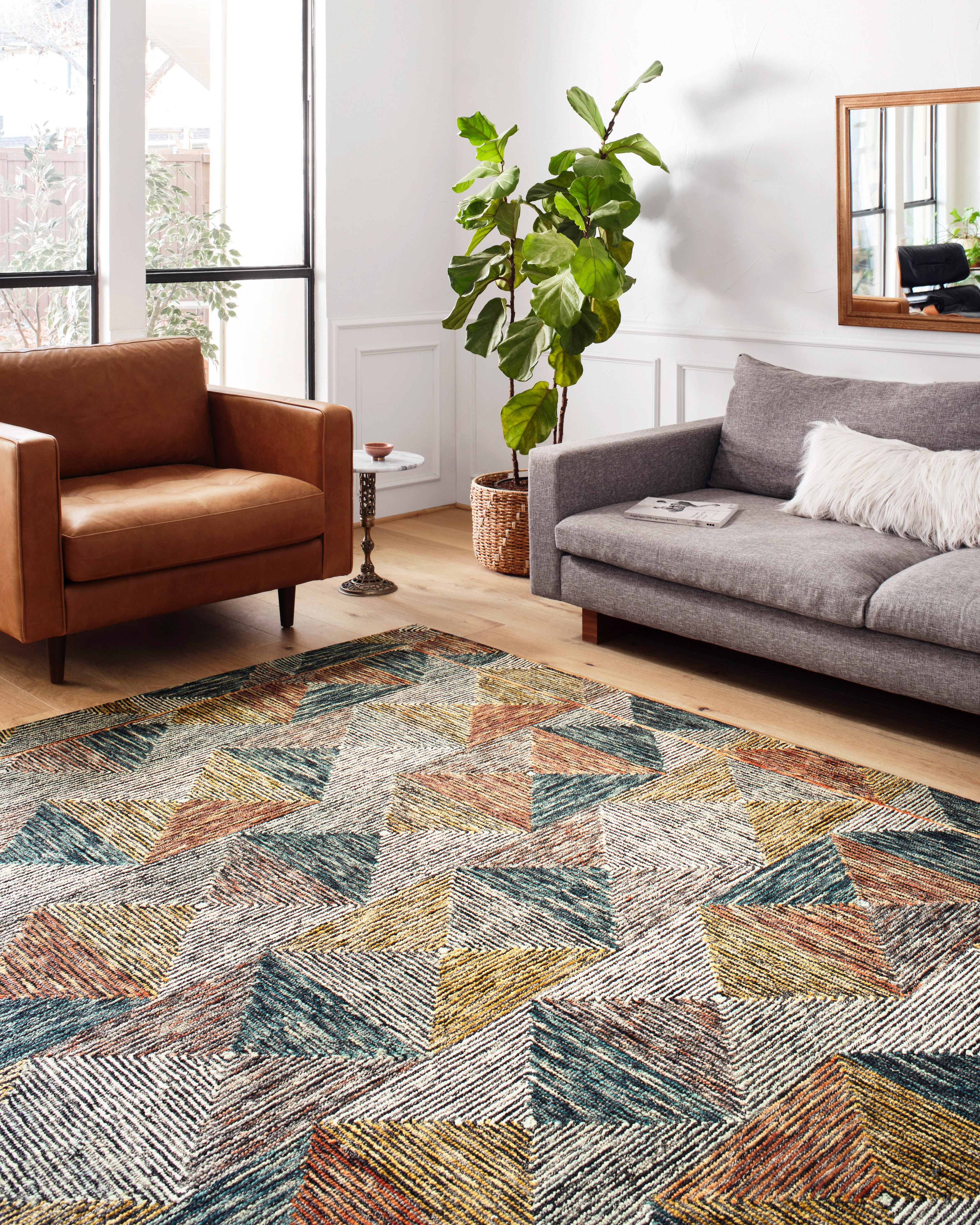 Loloi Spectrum Lagoon / Spice Rug RUGS - wool Loloi