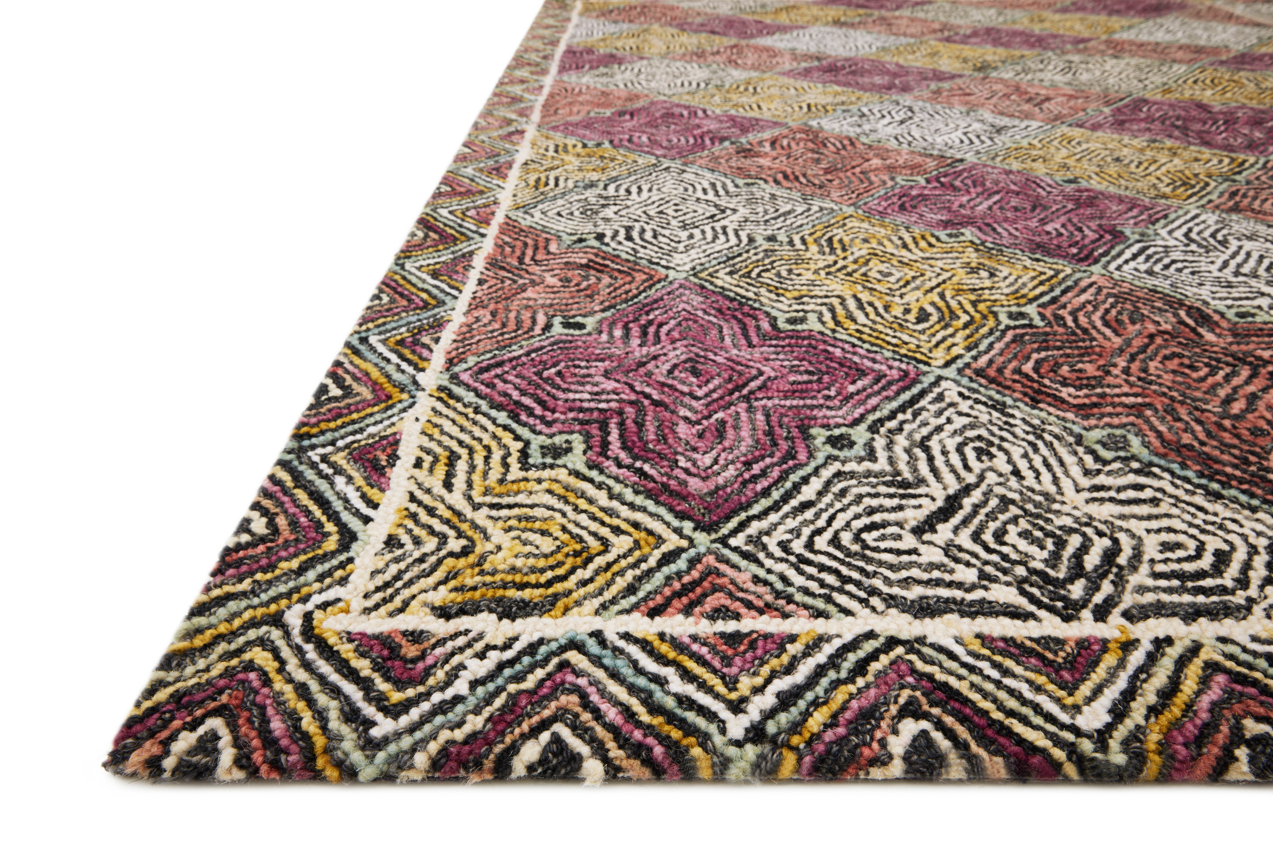 Loloi Spectrum Charcoal / Multi Rug RUGS - wool Loloi